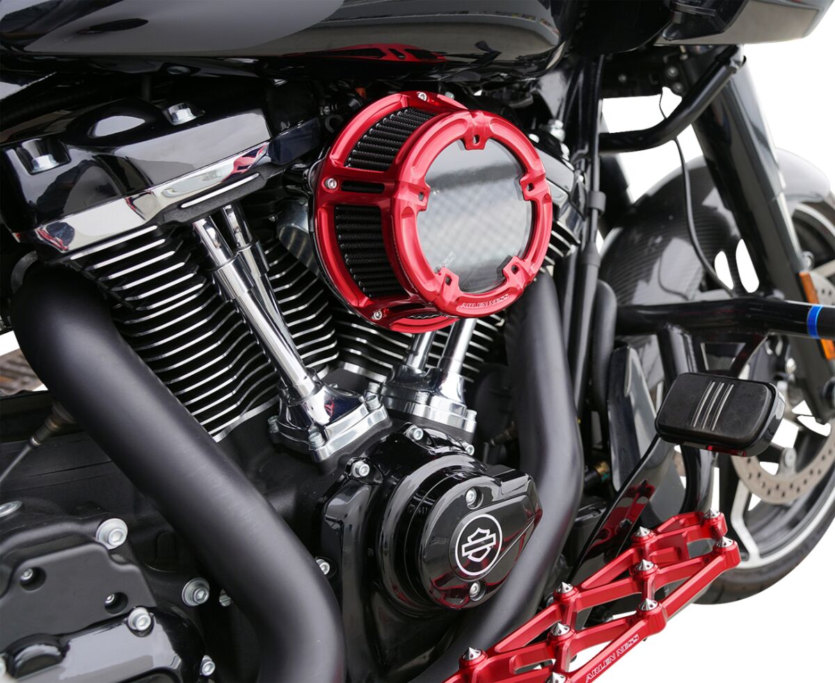 Arlen Ness Method® Air Cleaner, Red - 24+ Touring Air Cleaner Arlen Ness