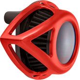 Arlen Ness Clear Tear Air Cleaner, Red - 24+ Touring Air Cleaner Arlen Ness