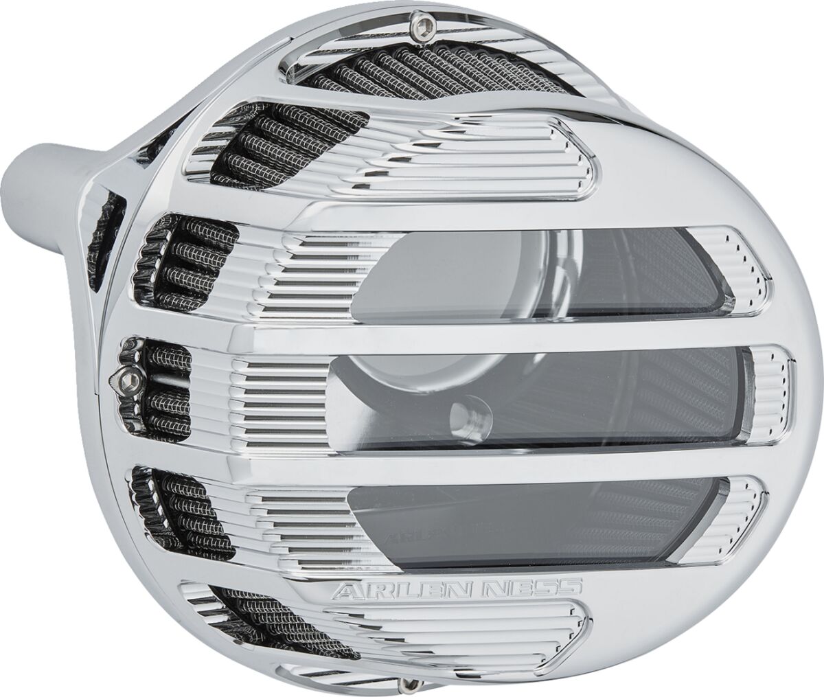 Arlen Ness SideKick Air Cleaner, Chrome - 24+ Touring Air Cleaner Arlen Ness