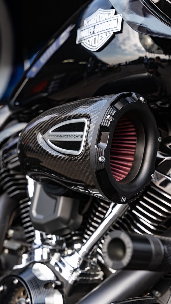 Performance Machine (Pm) Air Cleaner C4 Series Carbon F Air Cleaner Performance Machine