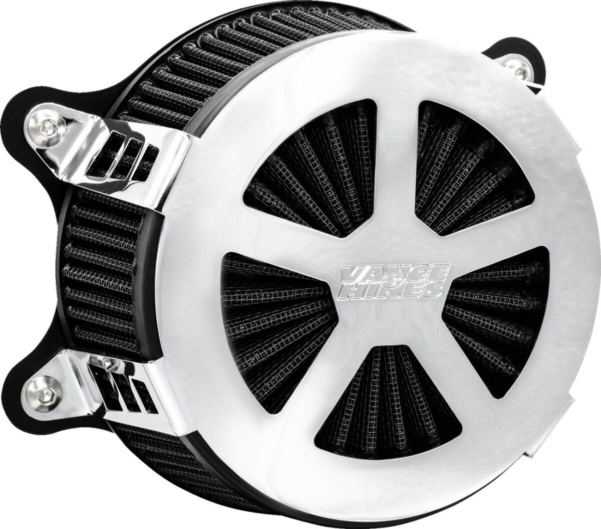 Vance & Hines Vo2 Radiant V Air Intake, Chrome - 23+ Touring Air Cleaner Vance & Hines