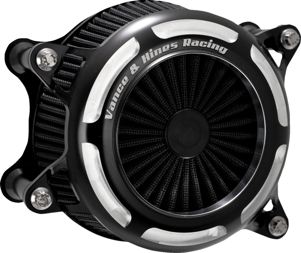 Vance & Hines Air Cleaner Vo2 Onyx Black Con Air Cleaner Vance & Hines