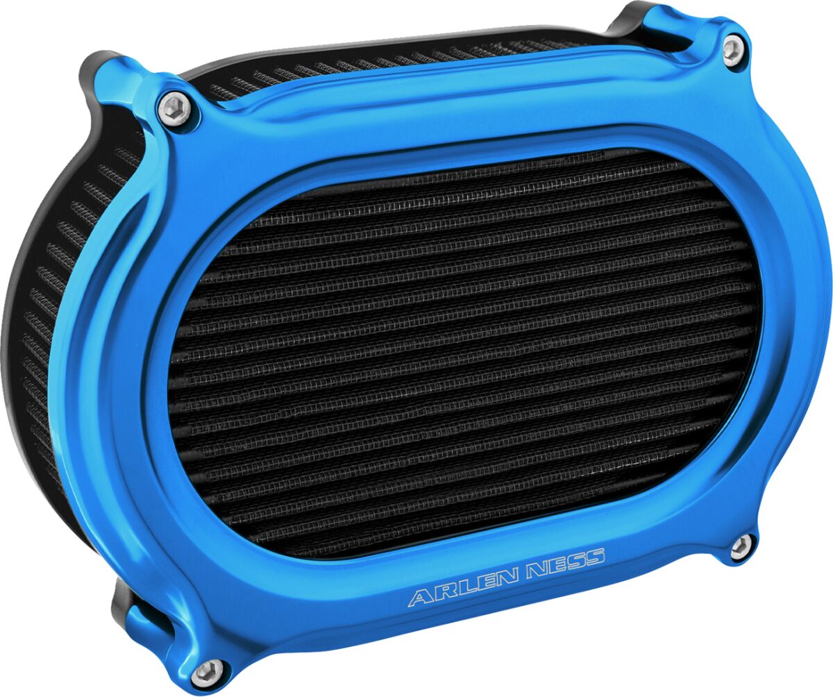 Arlen Ness Air Cleaner Stage Ii Oval Blue Air Cleaner Arlen Ness