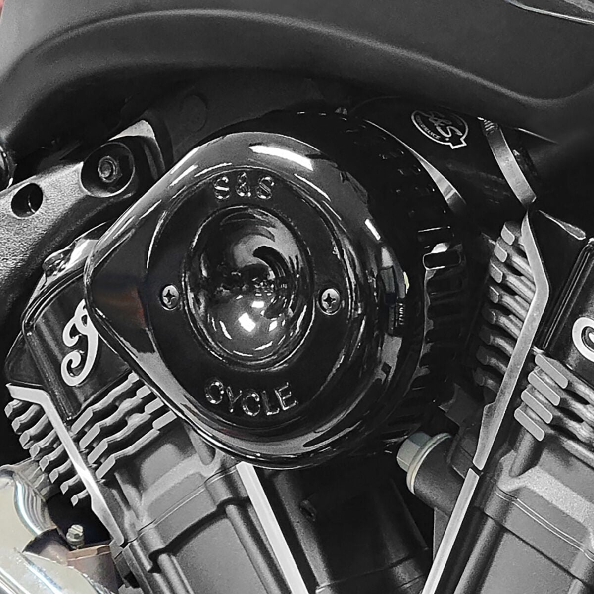 S&S Cycle Air Cleaner Stealth Black Tear Air Cleaner S&S Cycle