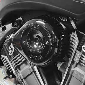 S&S Cycle Air Cleaner Stealth Black Tear Air Cleaner S&S Cycle