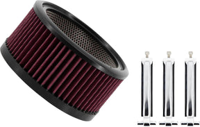Big Power Filter Kit, Chrome Air Filter Trask Performance Default Title