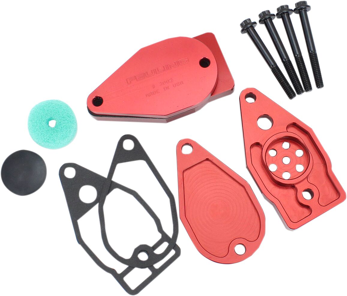 Feuling Parts Breather Rkr Box Kt 99+Tc Rocker Covers Gaskets And Seals Feuling