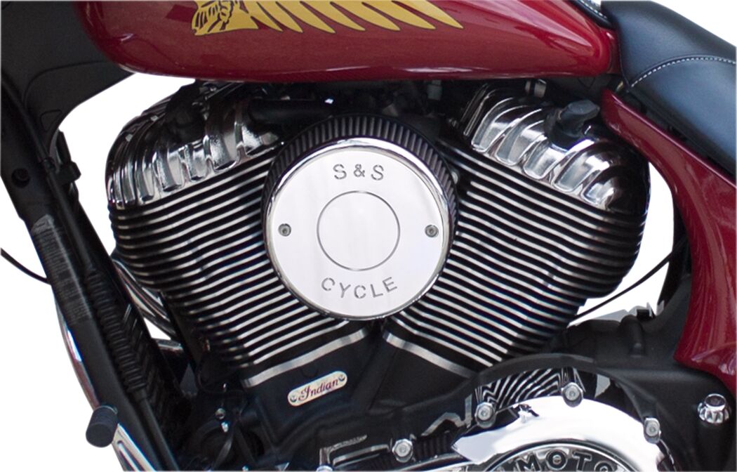 S&S Cycle Cover Ac Script Chr Chief COVERS - AIR CLEANER S&S Cycle