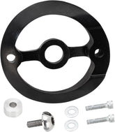 S&S Cycle Adapter,Backplate,Stealth Air Cleaner,For Stock Rushmore Cover,Packaged Air Cleaner Cover S&S Cycle
