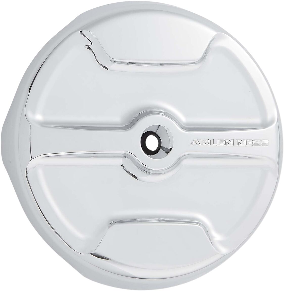 Arlen Ness Knuckle Stage 1 Big Sucker™ Cover, Chrome Air Cleaner Cover Arlen Ness