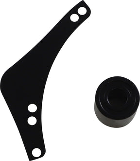 Arlen Ness Replacement Left Breather Cover Plates: Inverted / Method Series®, black - 17-23 Milwaukee 8 Air Cleaner Cover Arlen Ness