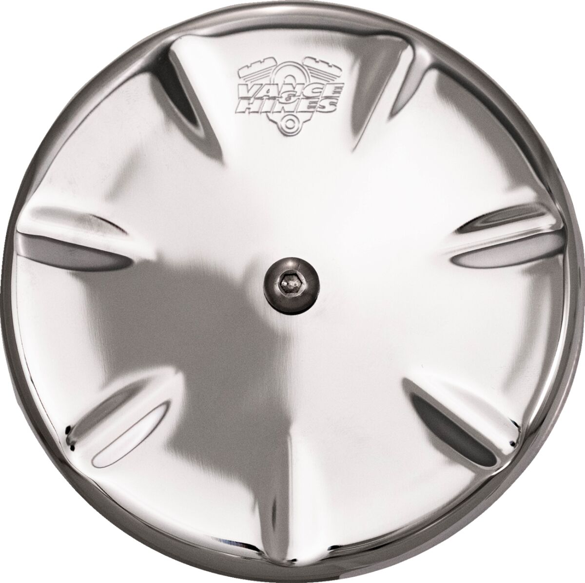 Vance & Hines V02 Eliminator Accessory Cover, Chrome Air Cleaner Cover Vance & Hines