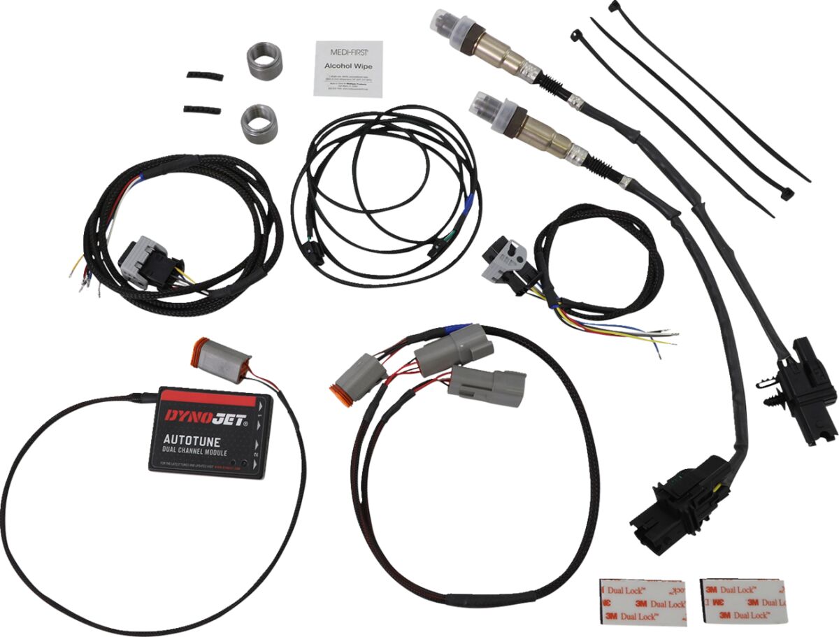 Dynojet Harley Autotune No. At 110 B W/ Weld In O2 Bungs For Power Vision Fuel Injection Tuning Systems Dynojet