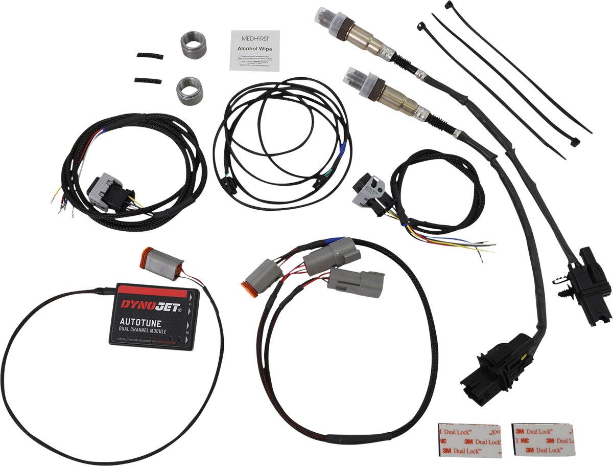 Dynojet Harley Autotune No. At 110 B W/ Weld In O2 Bungs For Power Vision Fuel Injection Tuning Systems Dynojet