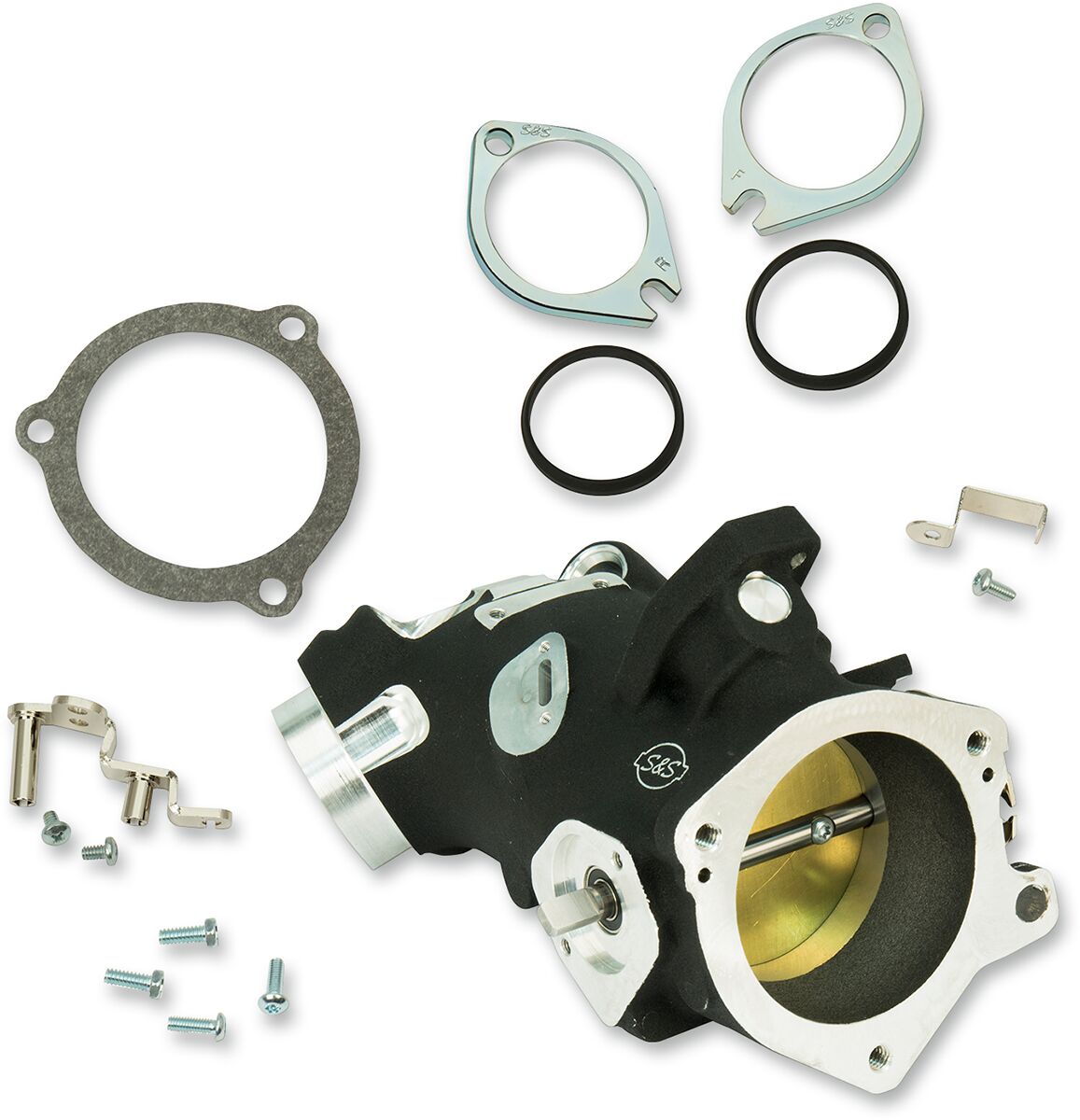 S&S Cycle Throttle Body 58mm Throttle Hog Cable Operated Fuel Injection Parts S&S Cycle