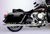 Thunderheader 1024S 2-1 Exhaust Right Side, Chrome - 1984-2006 Touring 2-1 Full Exhaust System Thunderheader