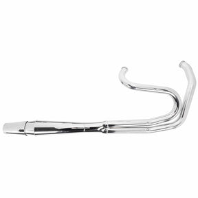 Thunderheader 1026 2-1 Exhaust, Chrome - 1999-2005 Dyna 2-1 Full Exhaust System Thunderheader