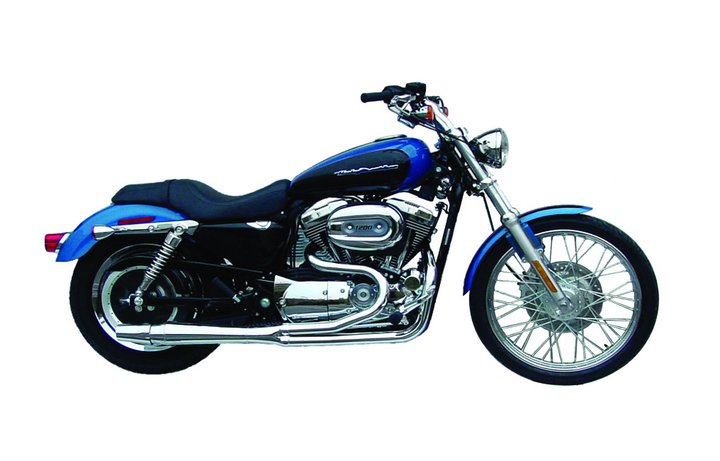 Thunderheader 1028 2-1 Exhaust, Chrome - 2004-2006 Sportster 2-1 Full Exhaust System Thunderheader