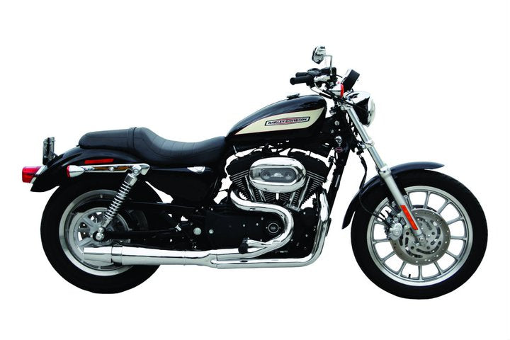 Thunderheader 1058 2-1 Exhaust, Chrome - 2007-2013 Sportster 2-1 Full Exhaust System Thunderheader