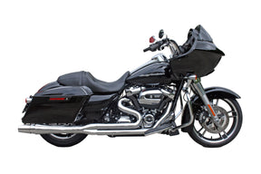 Thunderheader 1073X X-Series 2-1 Exhaust, Chrome - 2017-2026 FLH Touring (Except Tri-Glide & Trike) 2-1 Full Exhaust System Thunderheader
