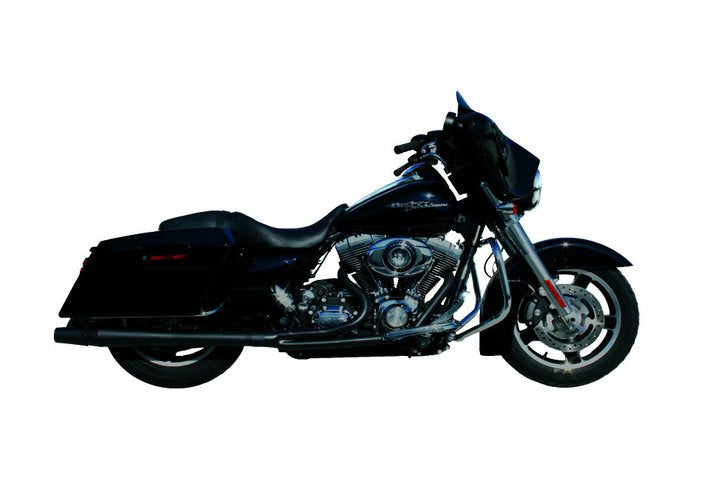 Thunderheader 1074SB 2-1 Exhaust Right Side, Black - 2010-2016 Touring 2-1 Full Exhaust System Thunderheader