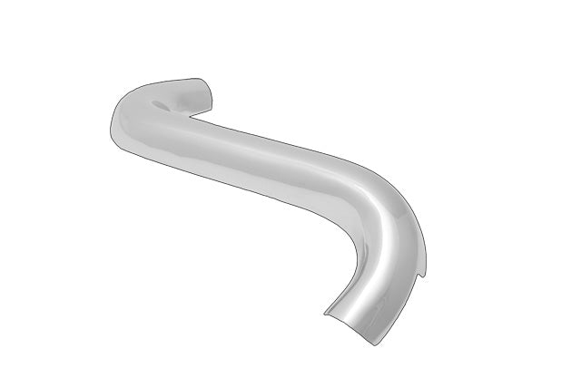 Thunderheader 1094 Rear Heat Shield 21″, Chrome - Fits 1015, 1016, 1018, 1019, 1022, 1026, 1039 Exhaust Heat Shield Thunderheader