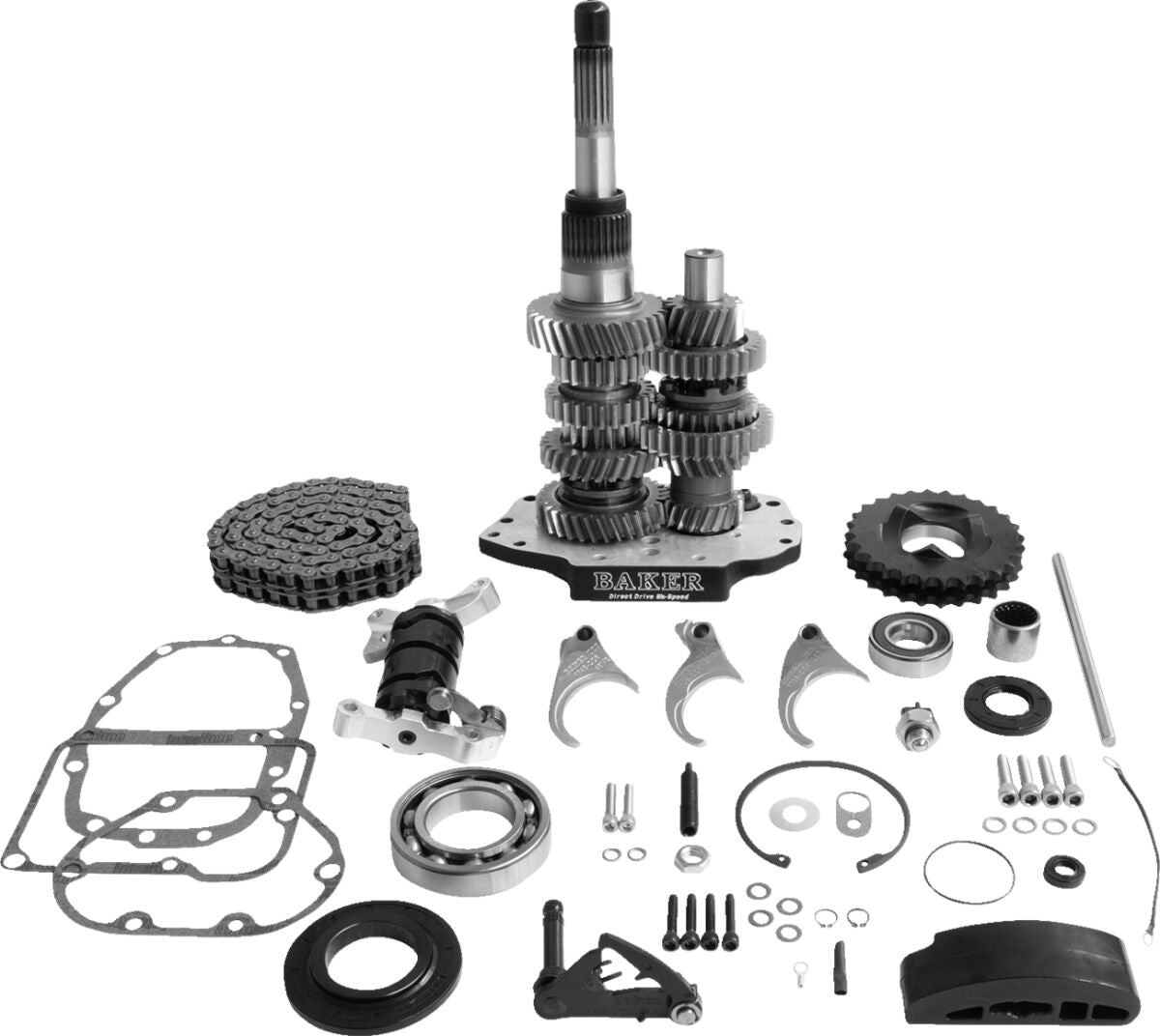 Gear St Dd6 90 7 3.24/Blk Baker Drivetrain Default Title