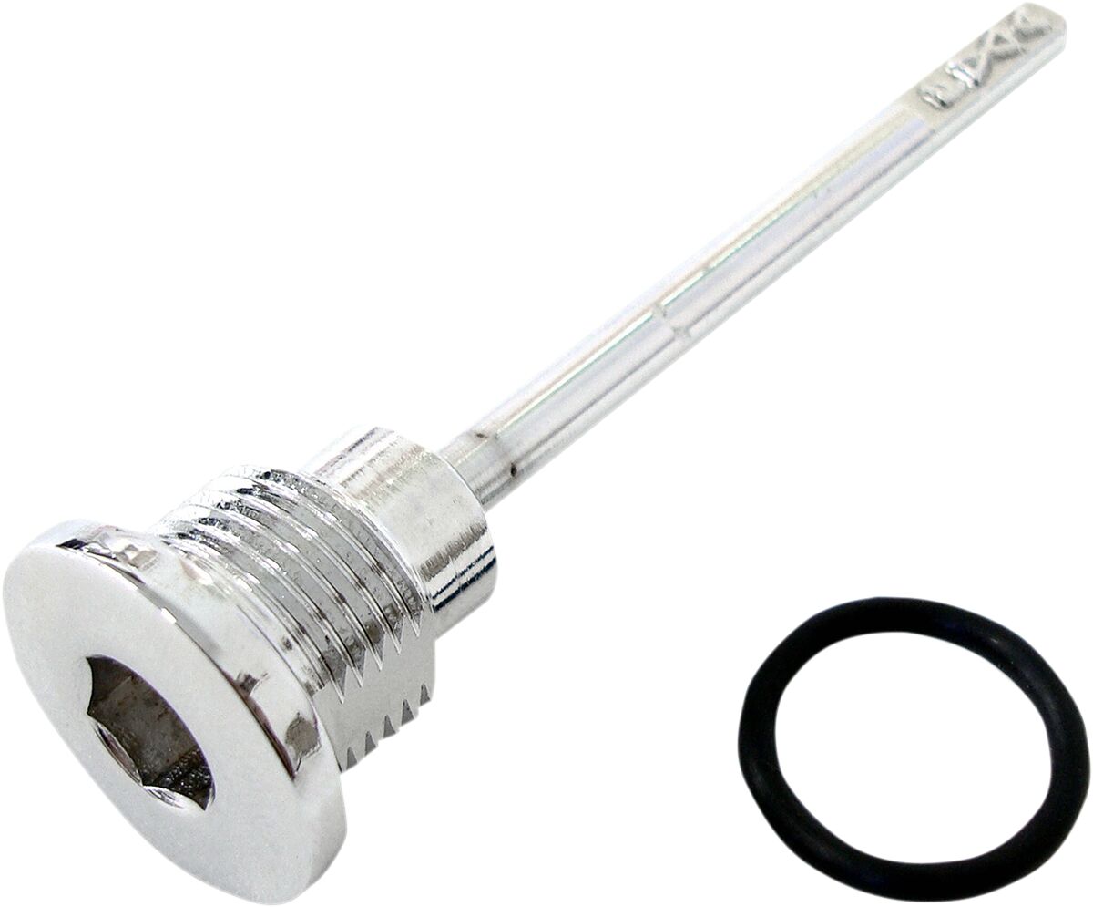 Drag Specialties Dipstick Transmission Oil Chrome Transmission Cases & Covers Drag Specialties