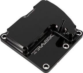 Vented Transmission Top Cover, Black - Milwaukee 8 Transmission Covers Trask Performance