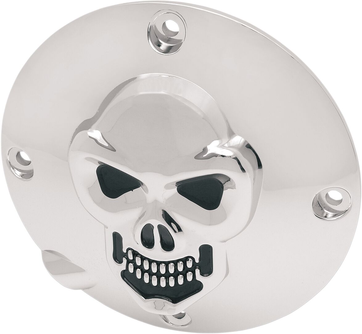 Drag Specialties Derby Cover Skull Chrome Transmission Covers Drag Specialties