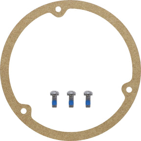 Drag Specialties Live To Ride Derby Cover Gold 3 Hole Transmission Covers Drag Specialties