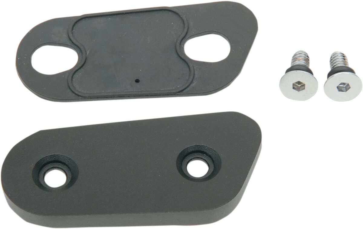 Drag Specialties Inspection Cover Black Transmission Covers Drag Specialties