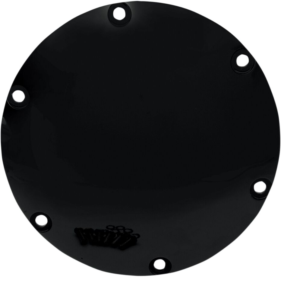 Drag Specialties Derby Cover Black Transmission Covers Drag Specialties
