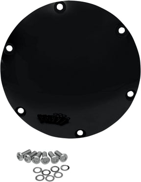 Drag Specialties Derby Cover Black Transmission Covers Drag Specialties