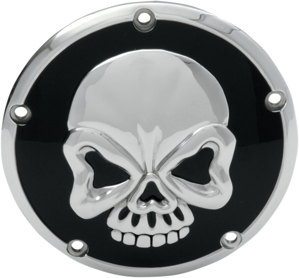 Drag Specialties Cover Derby Chskull 5 Hole TRANSMISSION COVERS Drag Specialties