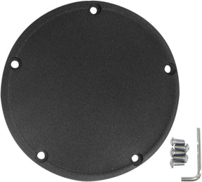 Drag Specialties Cover Derby Wrinkle Black TRANSMISSION COVERS Drag Specialties