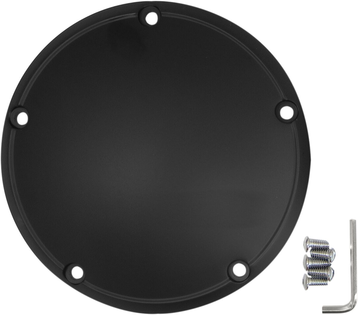 Drag Specialties Cover Derby Satin Black TRANSMISSION COVERS Drag Specialties