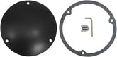 Drag Specialties Derby Cover Flat Black Evo Bt 84 98 Transmission Covers Drag Specialties