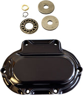 Hydraulic Side Door Cover, Black - Dyna & Softail & Touring Transmission Side Covers Trask Performance Default Title