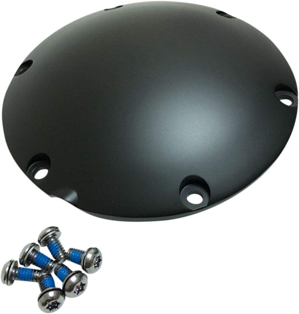 Drag Specialties Cover Derby Transmission Satin Black Transmission Covers Drag Specialties