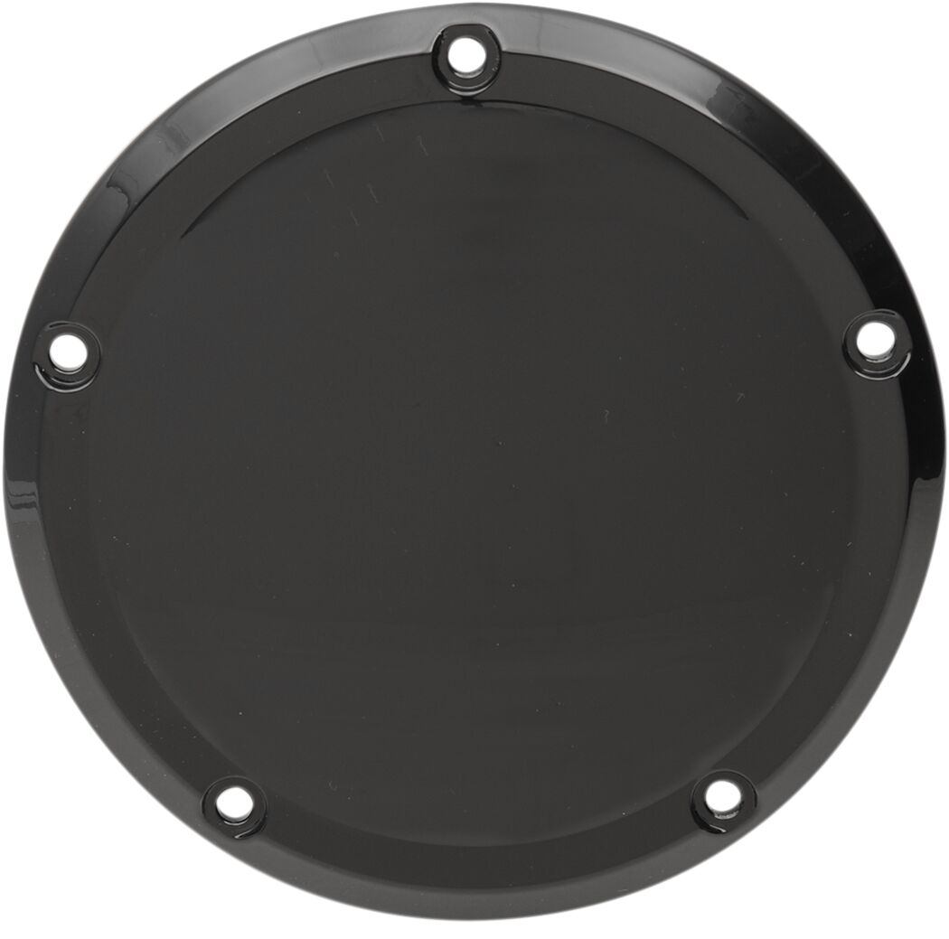 Drag Specialties Cover Derby 5 Hole Glossy Black Transmission Covers Drag Specialties