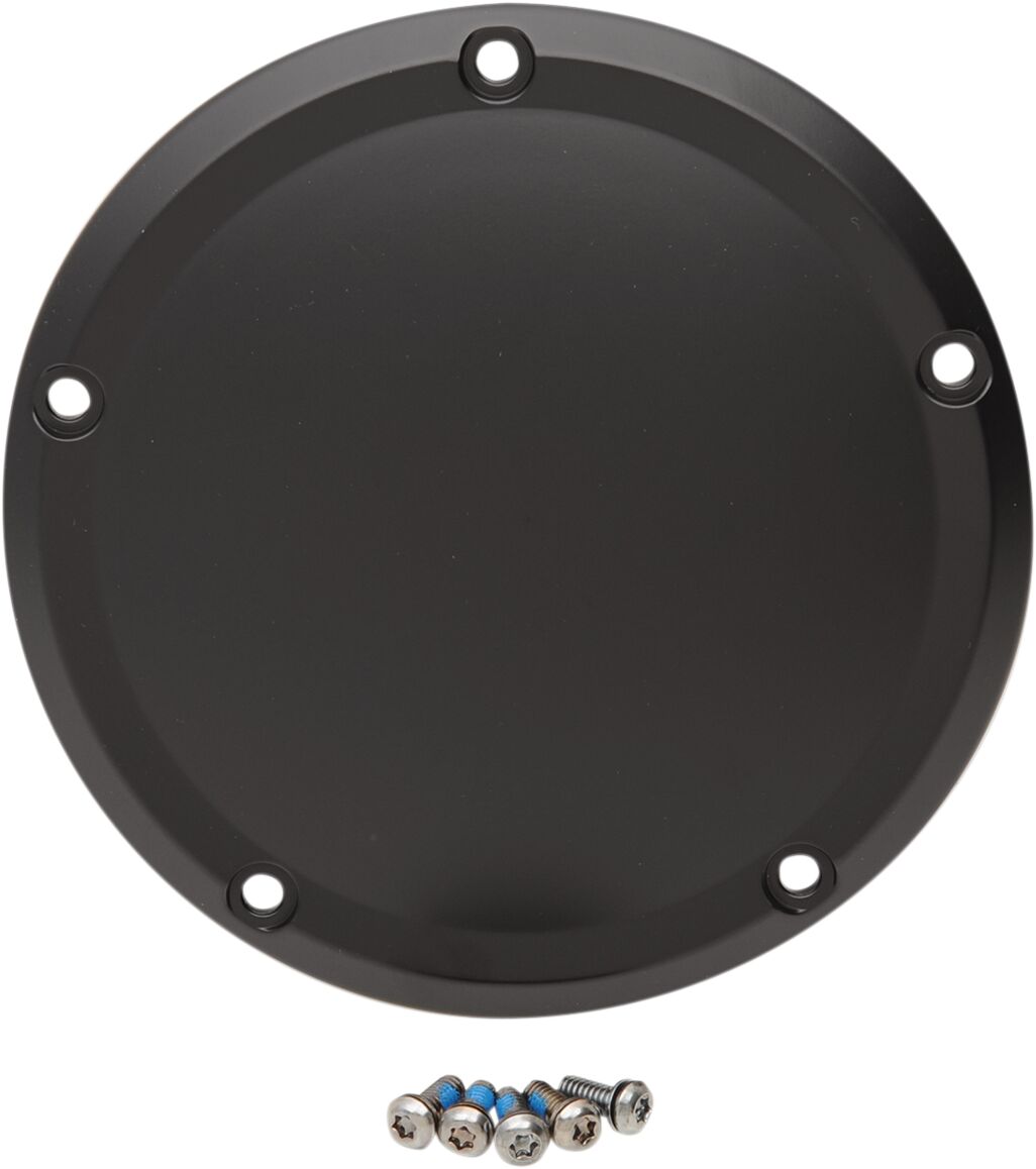 Drag Specialties Cover Derby 5 Hole Flat Black Transmission Covers Drag Specialties