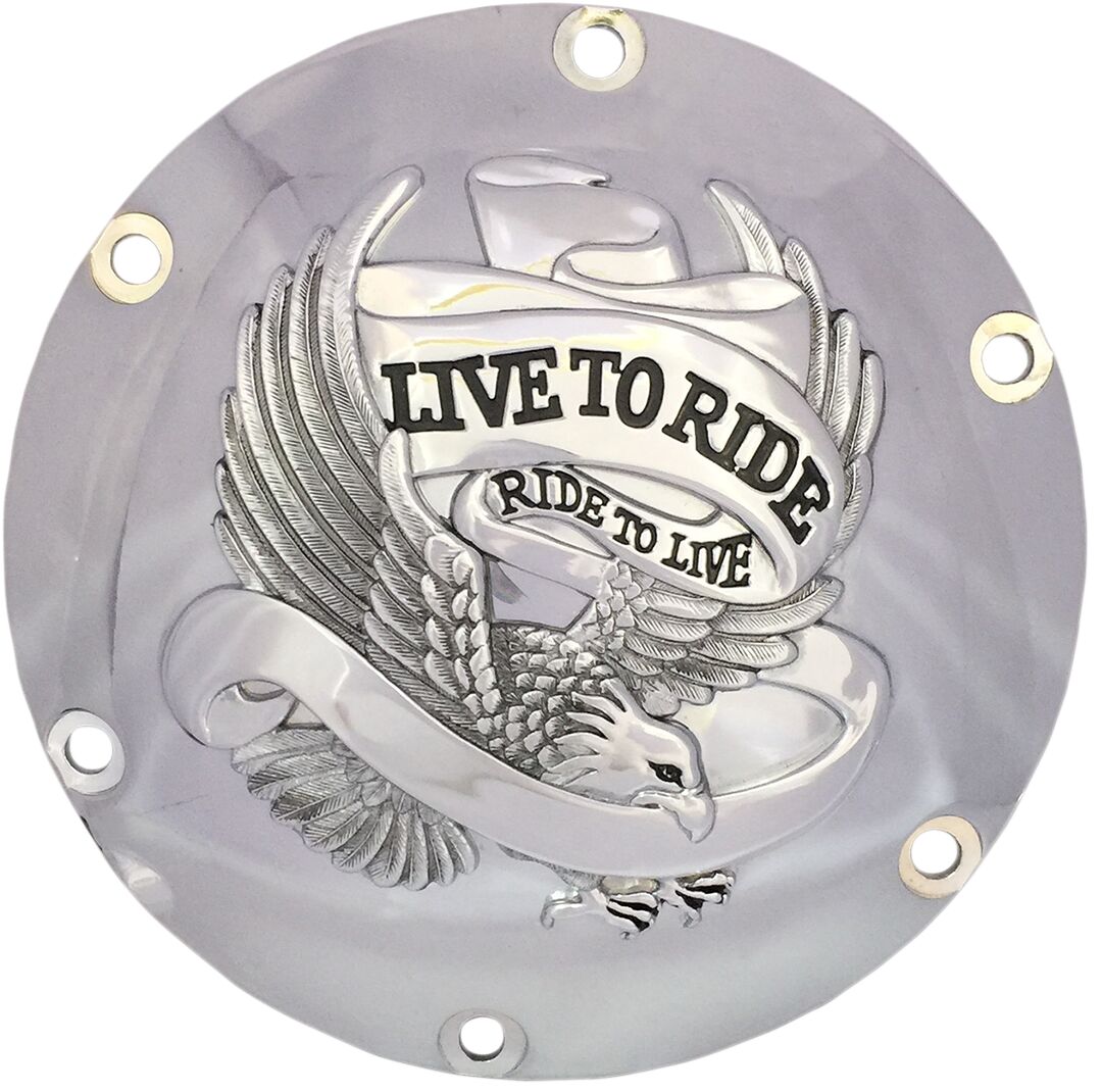 Drag Specialties Cvr Drby Ltr Crh 04 22 Xl TRANSMISSION COVERS Drag Specialties