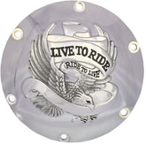 Drag Specialties Cvr Drby Ltr Crh 04 22 Xl TRANSMISSION COVERS Drag Specialties