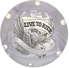 Drag Specialties Cvr Drby Ltr Crh 04 22 Xl TRANSMISSION COVERS Drag Specialties