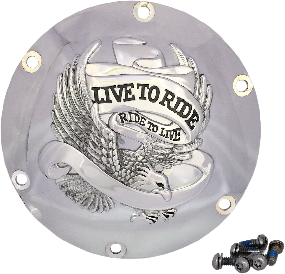 Drag Specialties Cvr Drby Ltr Crh 04 22 Xl TRANSMISSION COVERS Drag Specialties