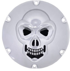 Drag Specialties Cvr Drby Skl Chr 04 22 Xl TRANSMISSION COVERS Drag Specialties