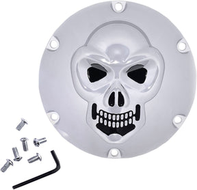 Drag Specialties Cvr Drby Skl Chr 04 22 Xl TRANSMISSION COVERS Drag Specialties