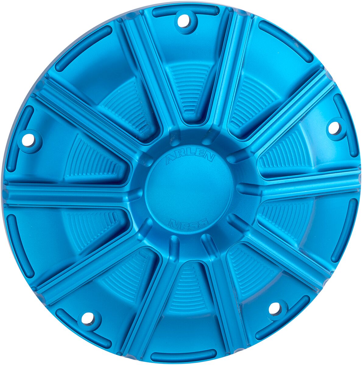 Arlen Ness Cover Derby Blue TRANSMISSION COVERS Arlen Ness