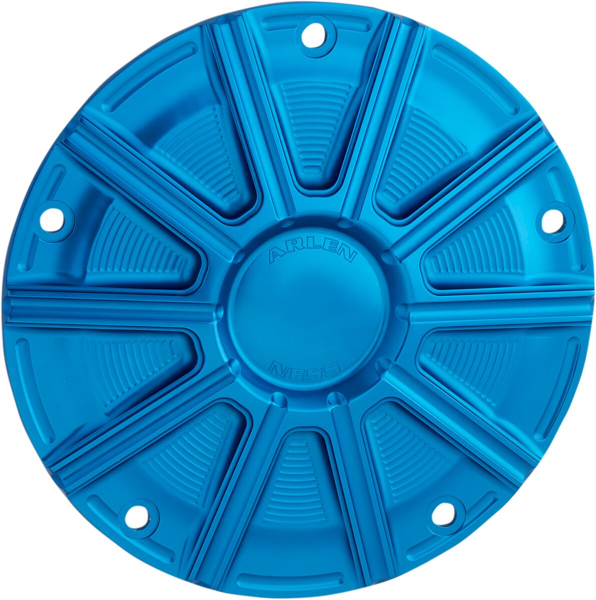 Arlen Ness Cover Derby Blue TRANSMISSION COVERS Arlen Ness